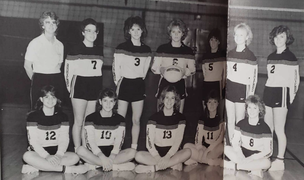 1985 Rootstown High School volleyball Portage Sports