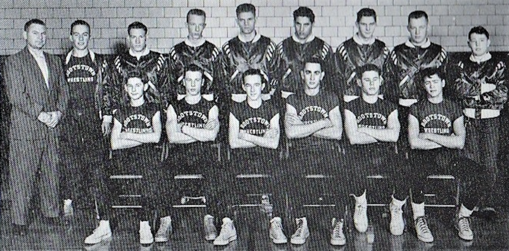1956 Rootstown High School wrestling Portage Sports
