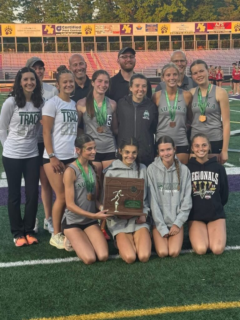 Girls Track and Field: Aurora celebrates historic fifth-place finish in Columbus